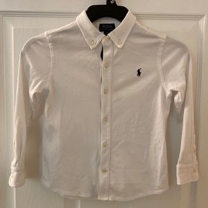 Polo Ralph Lauren Soft White Button Up Shirt